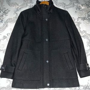 EUC Kenneth Cole New York Wool Blend Coat w/Hood